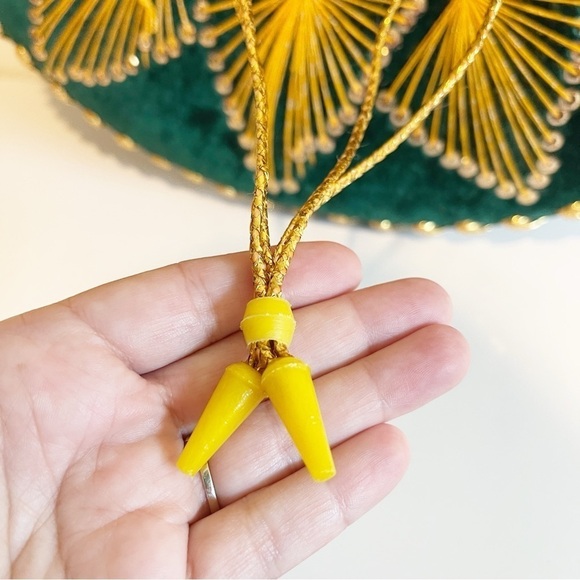 Salazar Yepez Mariachi Mexican Sombrero Green Gold Sequins - Picture 7 of 11